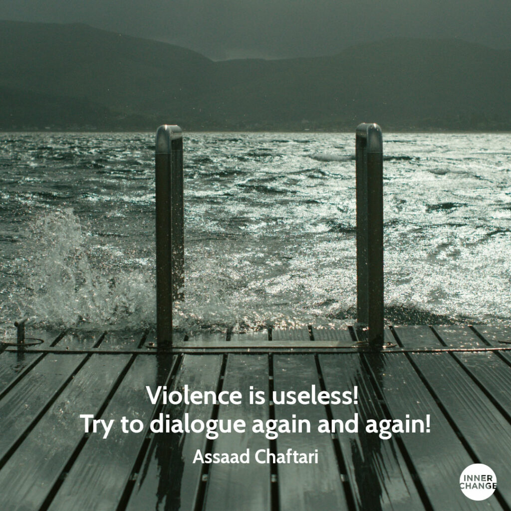 Quote from Assaad Chaftari Violence is useless! 
Try to dialogue again and again!